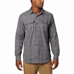 Columbia Silver Ridge™ 2.0 Plaid Långärmad Tröja Herr Grå (ZAGWY9860)